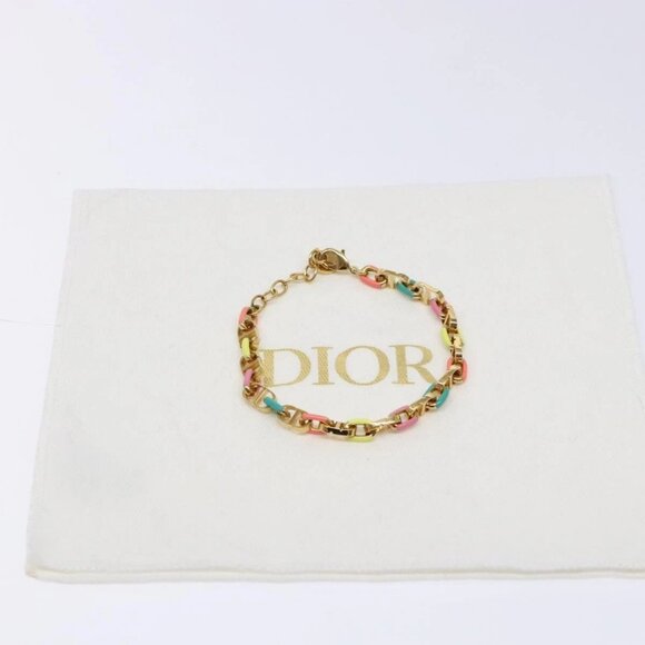 Christian Dior Bracelet metal Gold Auth 128891M - Picture 10 of 11